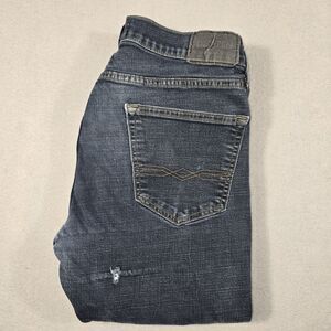 Levi's Denizen 232 Slim Straight Fit Men's Jeans Size 32x34 Dark Blue Denim